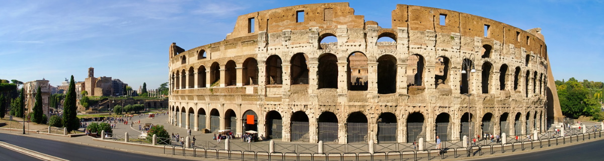 Das Kolosseum in Rom.